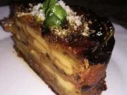Tortino di melanzane filante