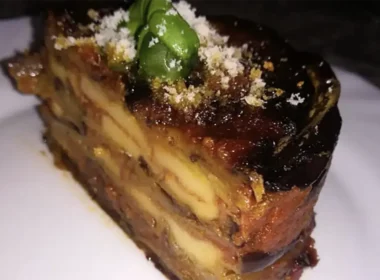 Tortino di melanzane filante