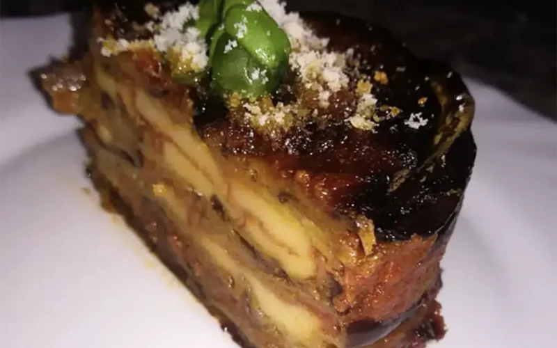 Tortino di melanzane filante