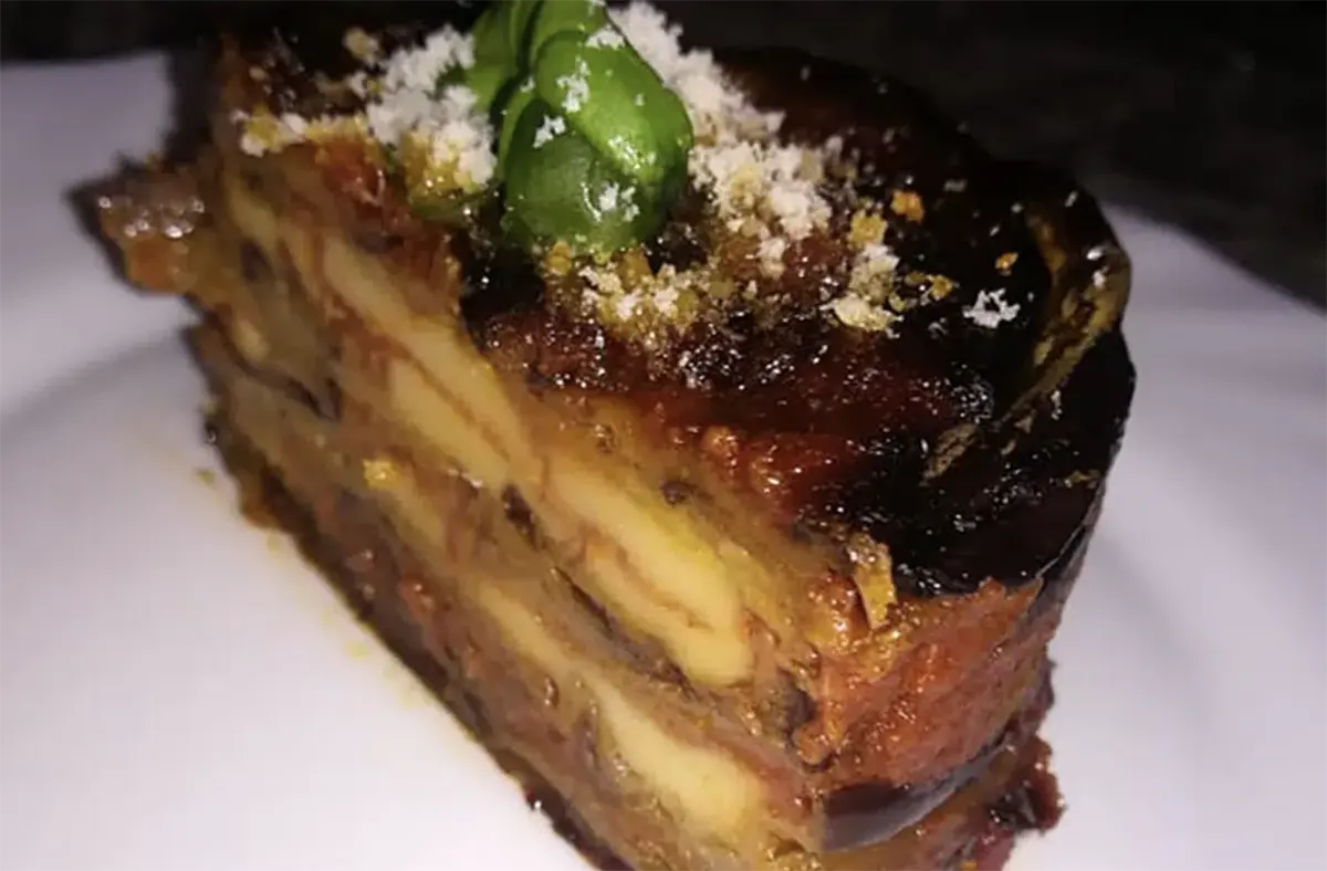 Tortino di melanzane filante