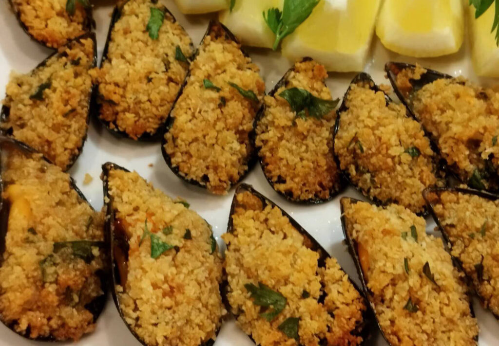 cozze gratinate cannavacciuolo