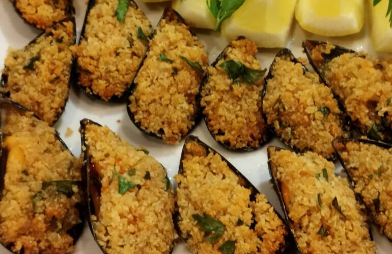 cozze gratinate cannavacciuolo