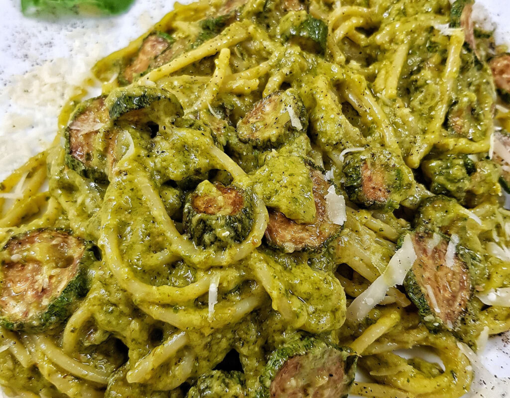 nerano con pesto