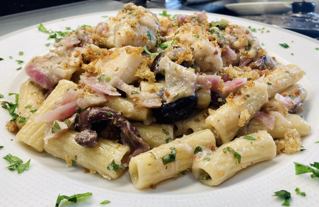 pasta al baccalà