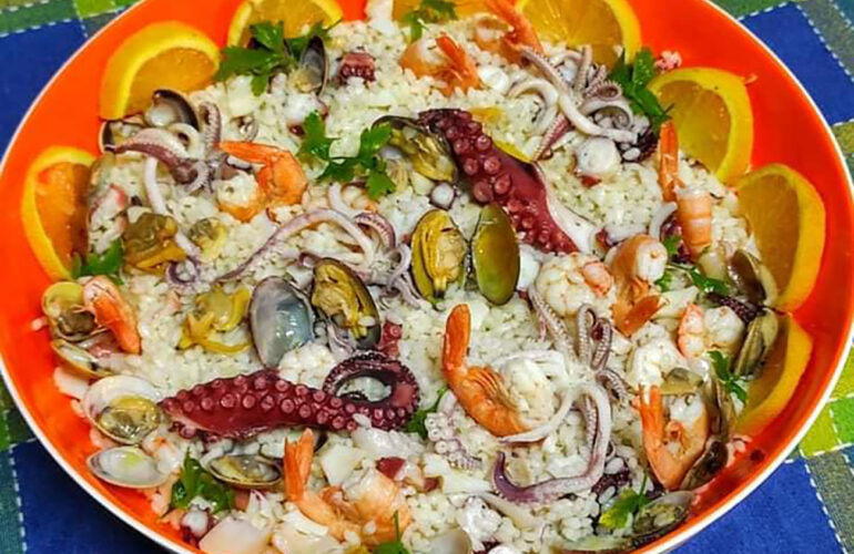 insalata di riso di mare