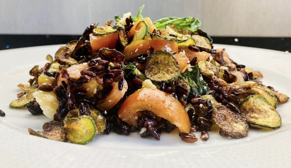 riso venere all'insalata