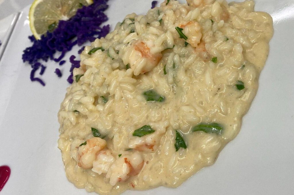 risotto gamberi e lime