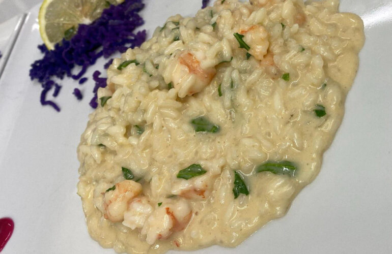 risotto gamberi e lime