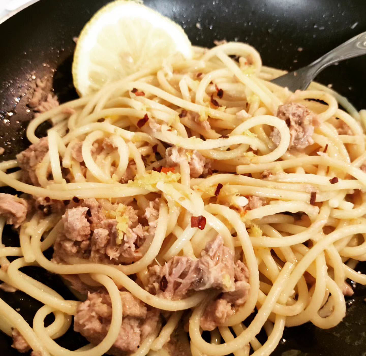 Spaghetti tonno e limone di Benedetta, il primo più veloce e goloso