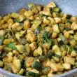 zucchine in padella