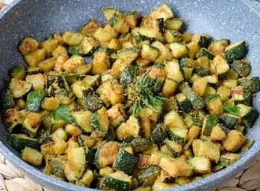zucchine in padella