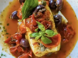 stoccafisso pomodori e olive