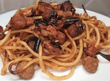 Bucatini arruscatielli