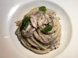 linguine con pecorino e limone