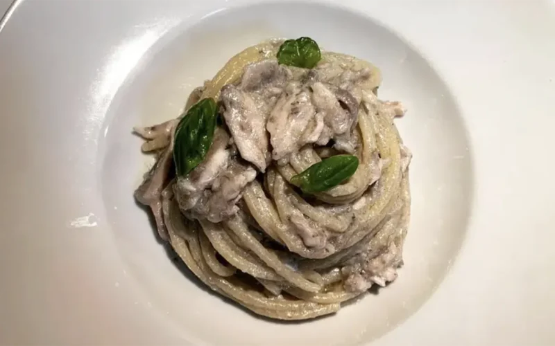 linguine con pecorino e limone