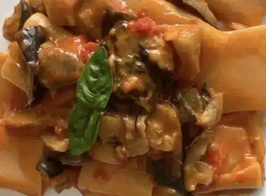paccheri con le melnzane