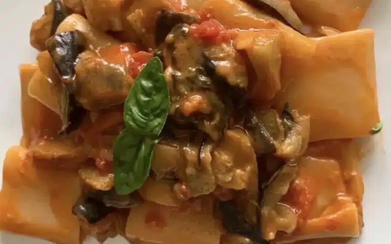 paccheri con le melnzane