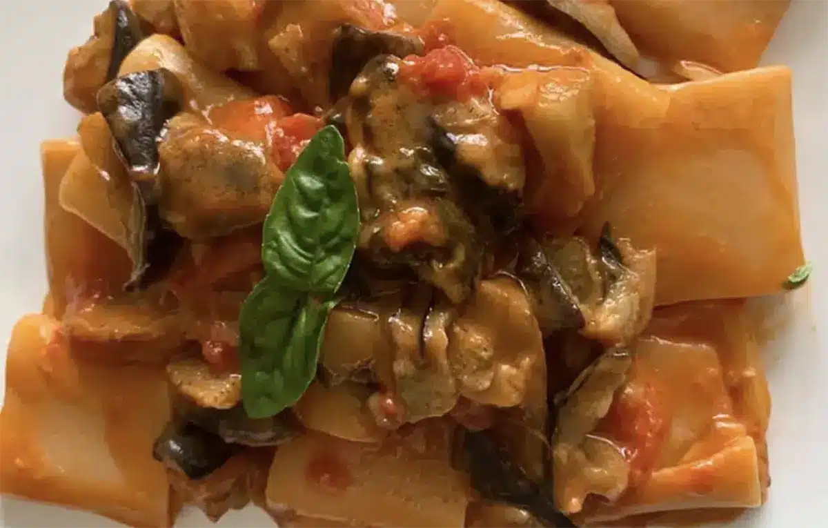 paccheri con le melnzane