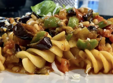 Pasta fredda alla caponata