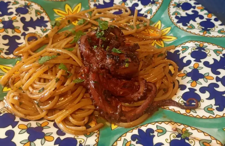 spaghetti all'assassina di mare