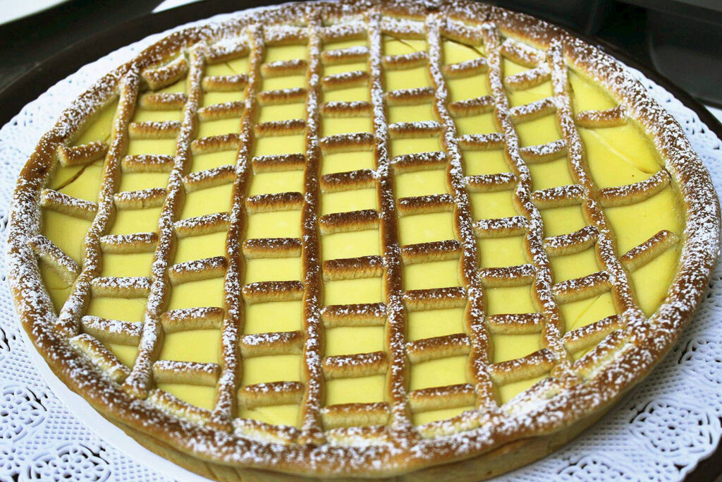 crostata al limone della signora rosa a Marechiaro