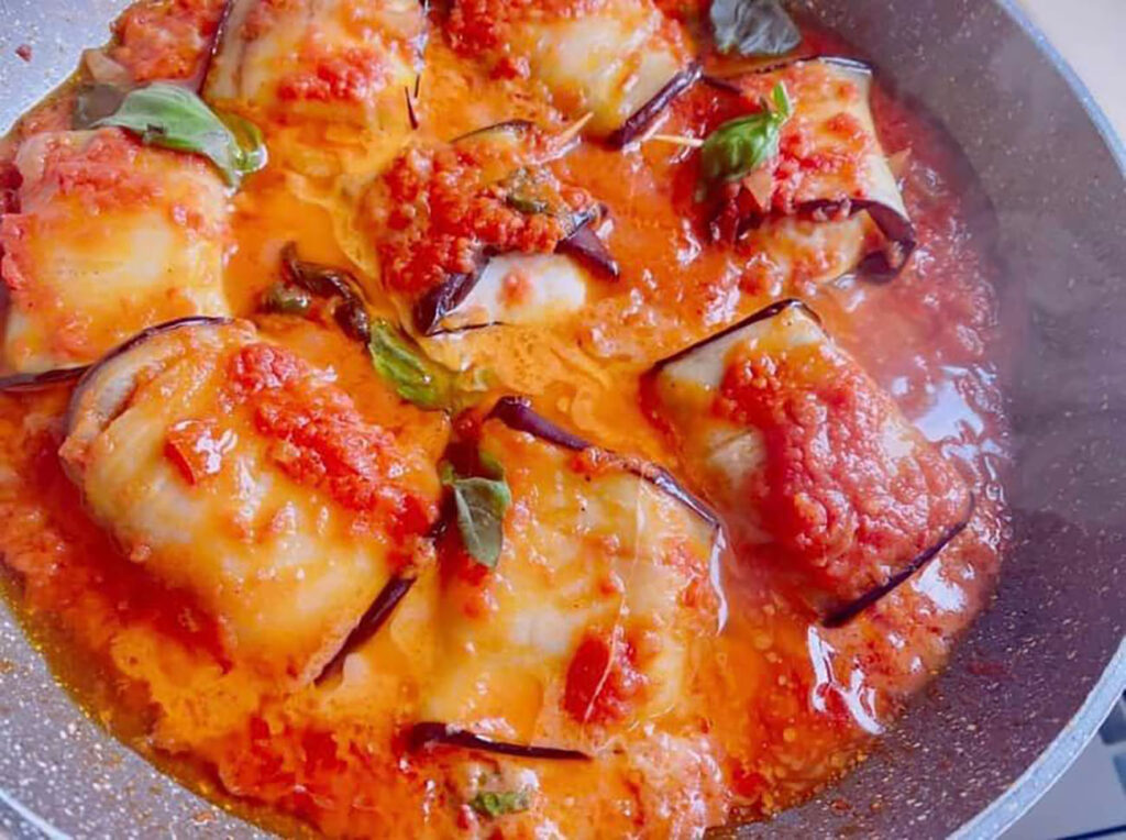 involtini di melanzane in padella 1