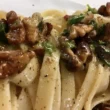 linguine alici noci e pecorino.