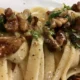 linguine alici noci e pecorino.