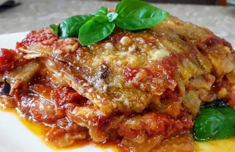 parmigiana di cannavacciuolo