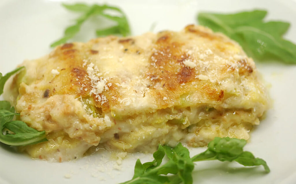 parmigiana zucchine e alici