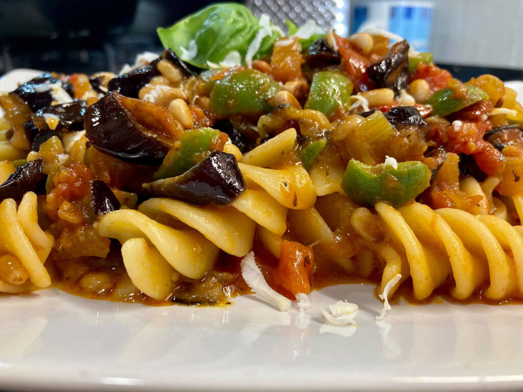 pasta alla caponata