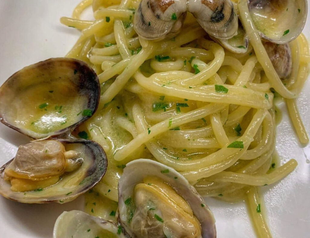 spaghetti alle vongole cremosi 2