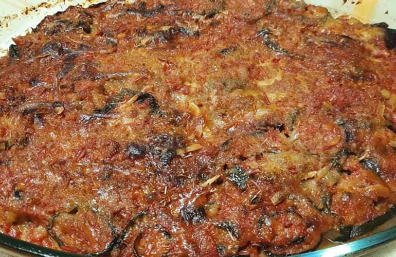 zucchine ripiene di carne al sugo 3