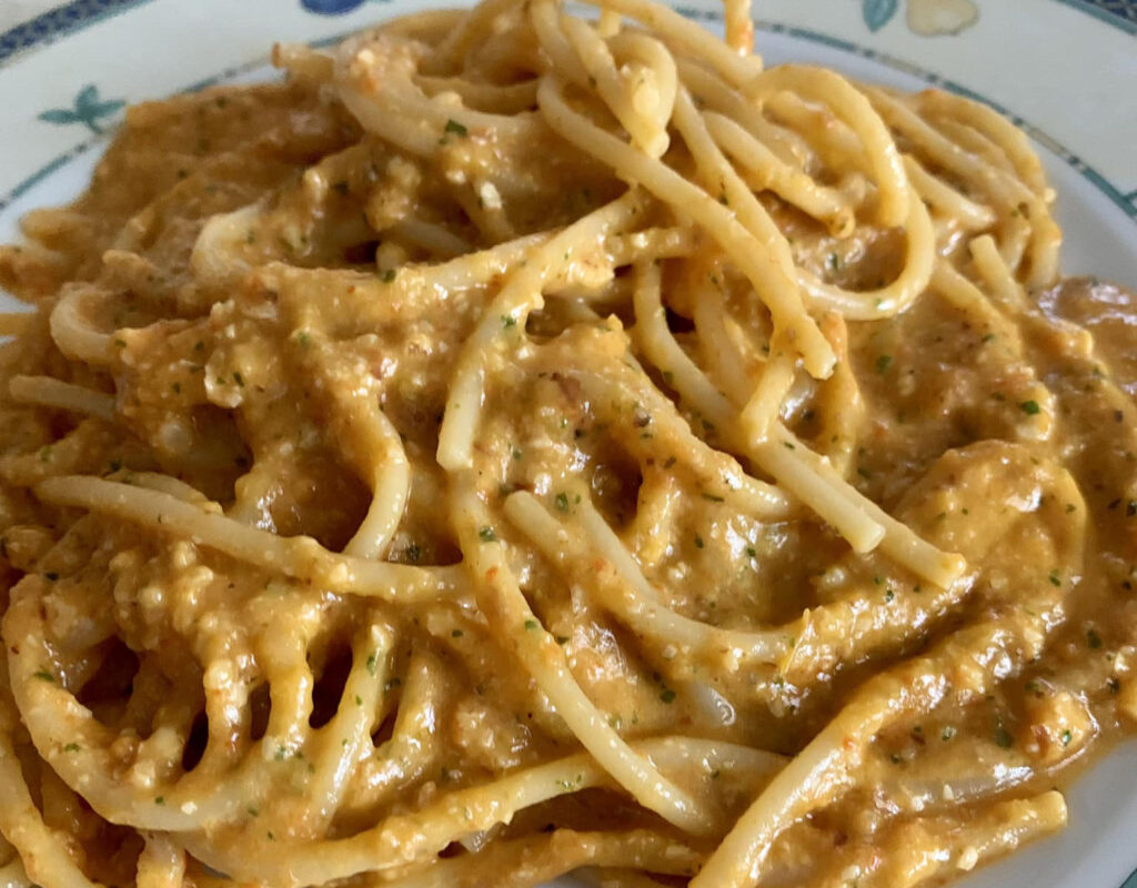 spaghetti ai tre colori