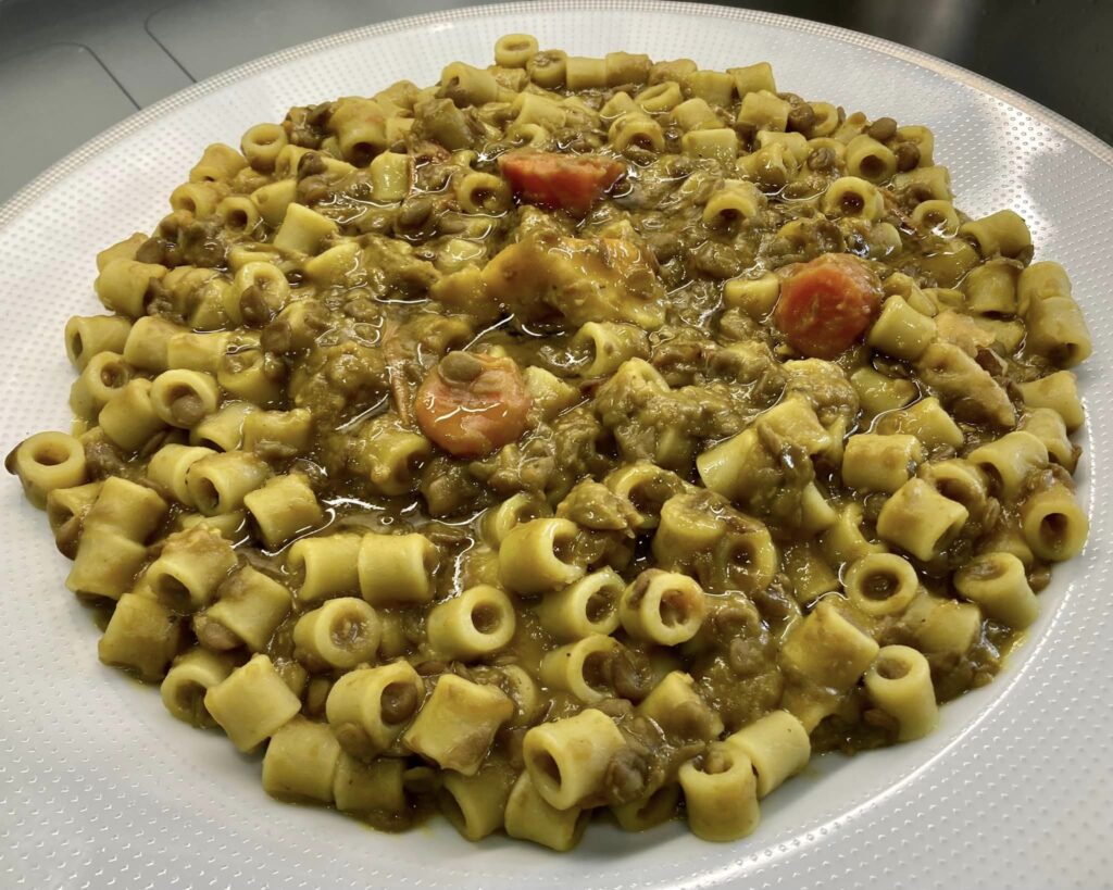 pasta e lenticchie