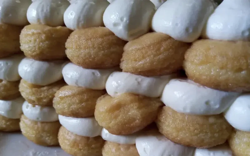 Torta di savoiardi con crema chantilly