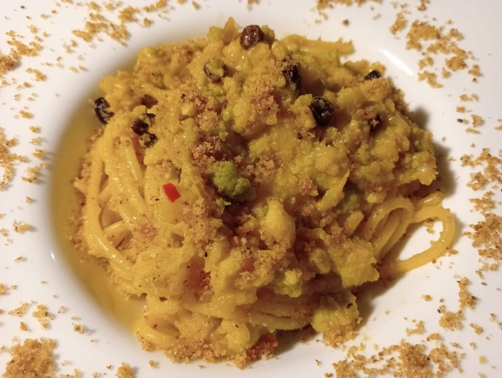 a pasta chi vruoccoli arriminati