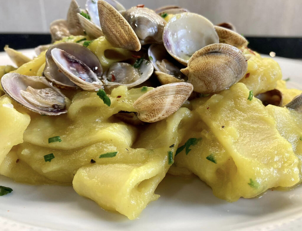 calamarata patate e vongole
