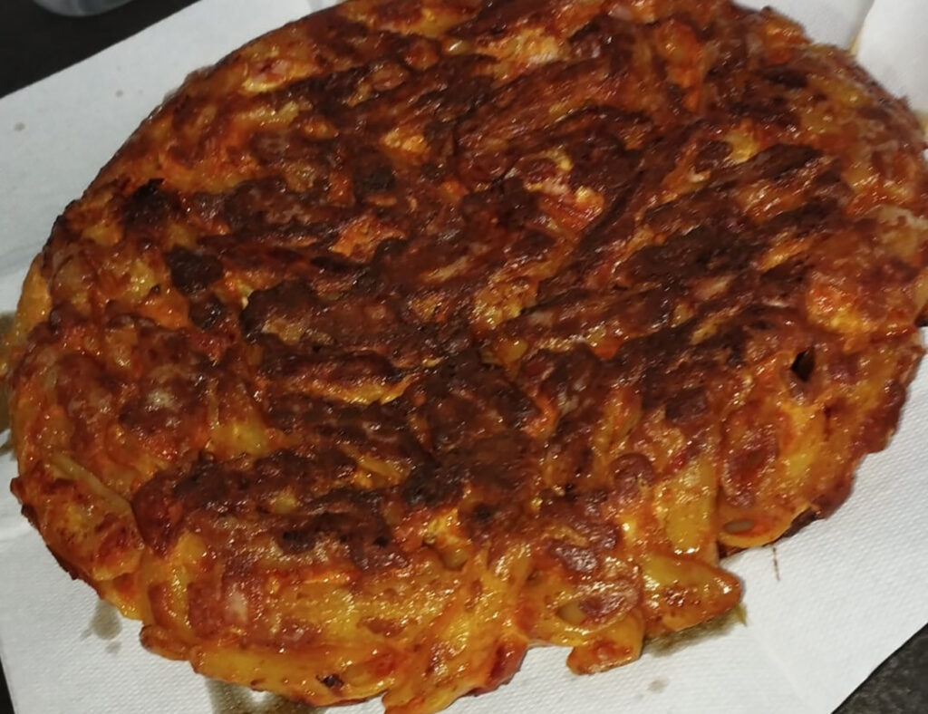 frittata di maccheroni a Bumbuniet