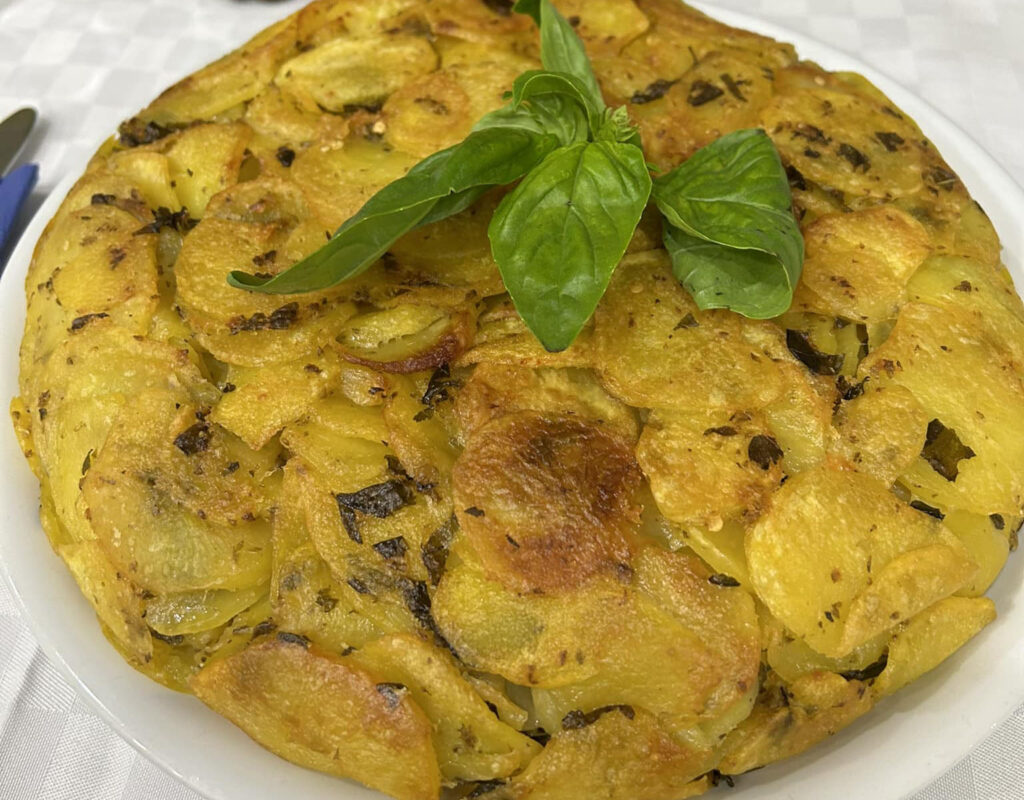 frittata di patate alla fiumefreddese
