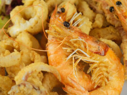 Frittura di gamberi e calamari