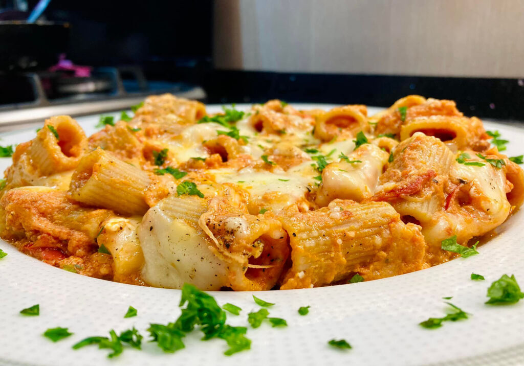 pasta al forno in padella
