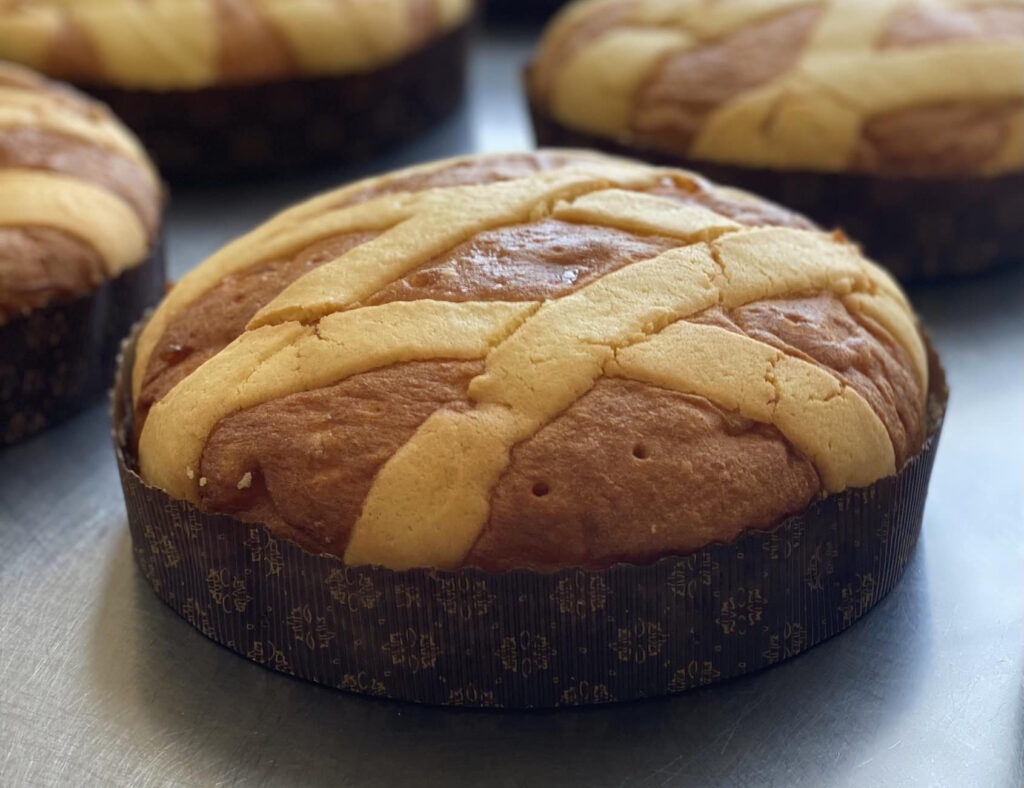 pastiera lievitata 3 pastierottone soffice come un panettone