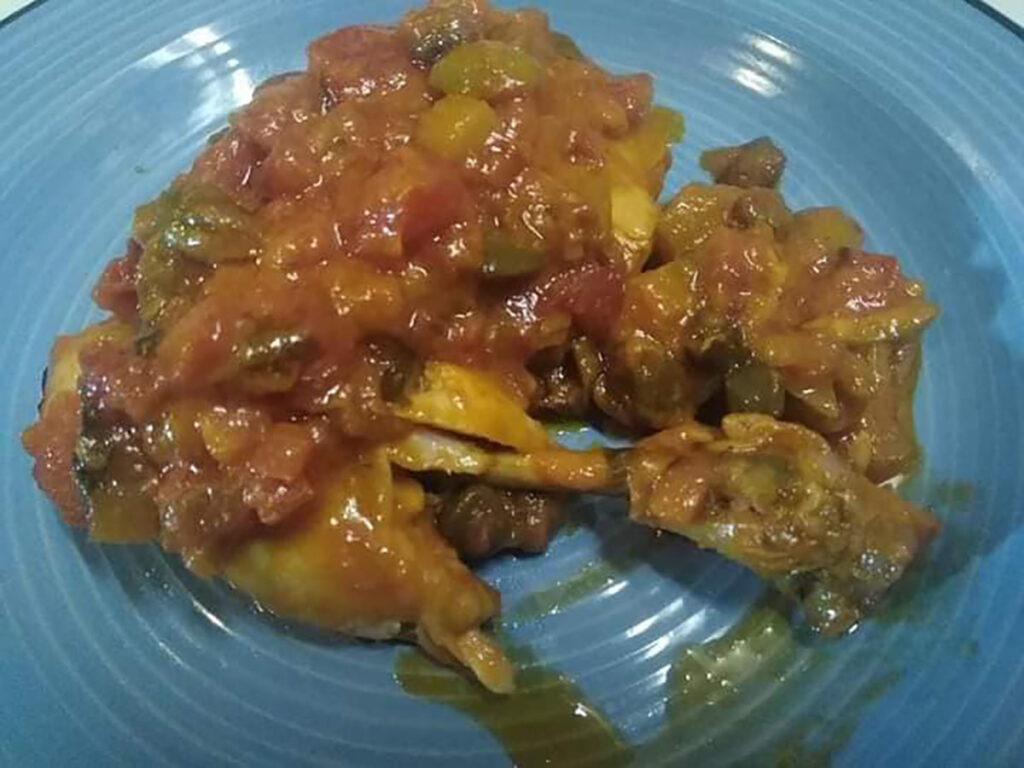 pollo alla cacciatora alla siciliana