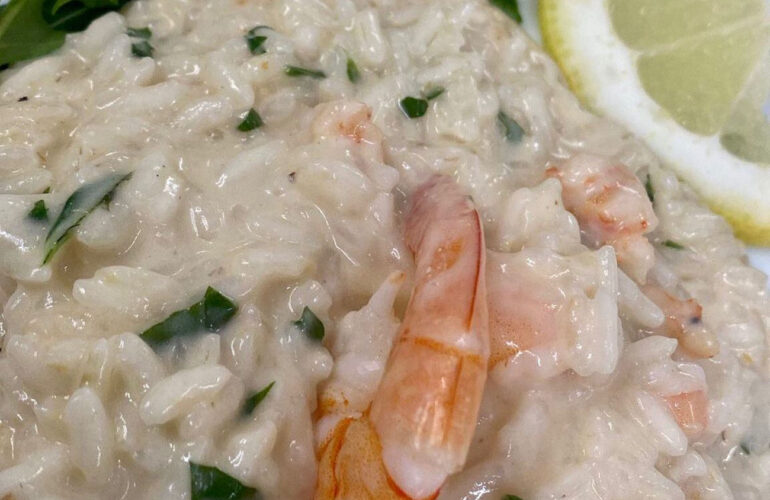 risotto gamberi e limone