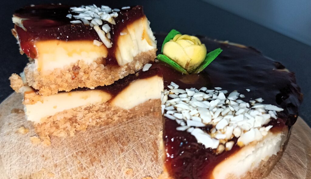 cheesecake al caramello