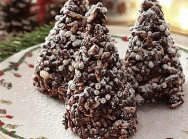 alberelli di riso soffiato di natale