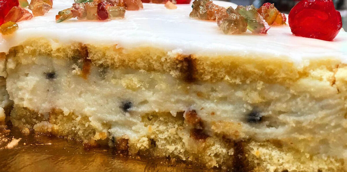 cassata di iginio massari con pan di spagna a freddo