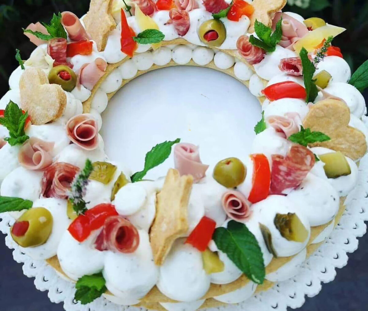 cream tart salata