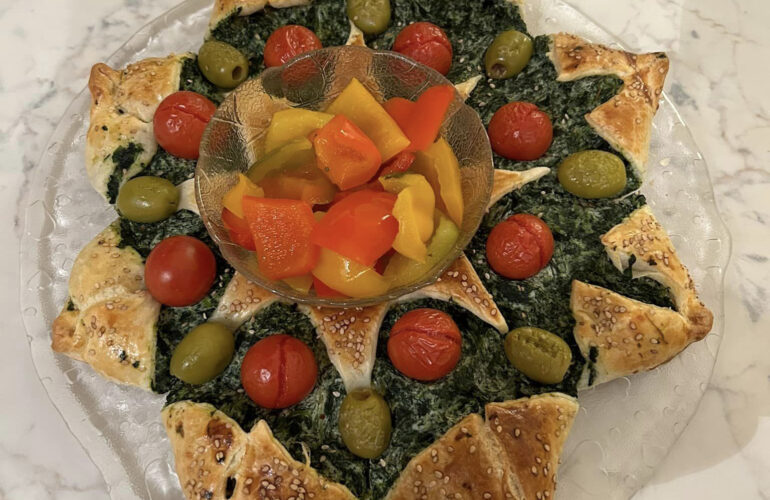 ghirlanda di spinaci